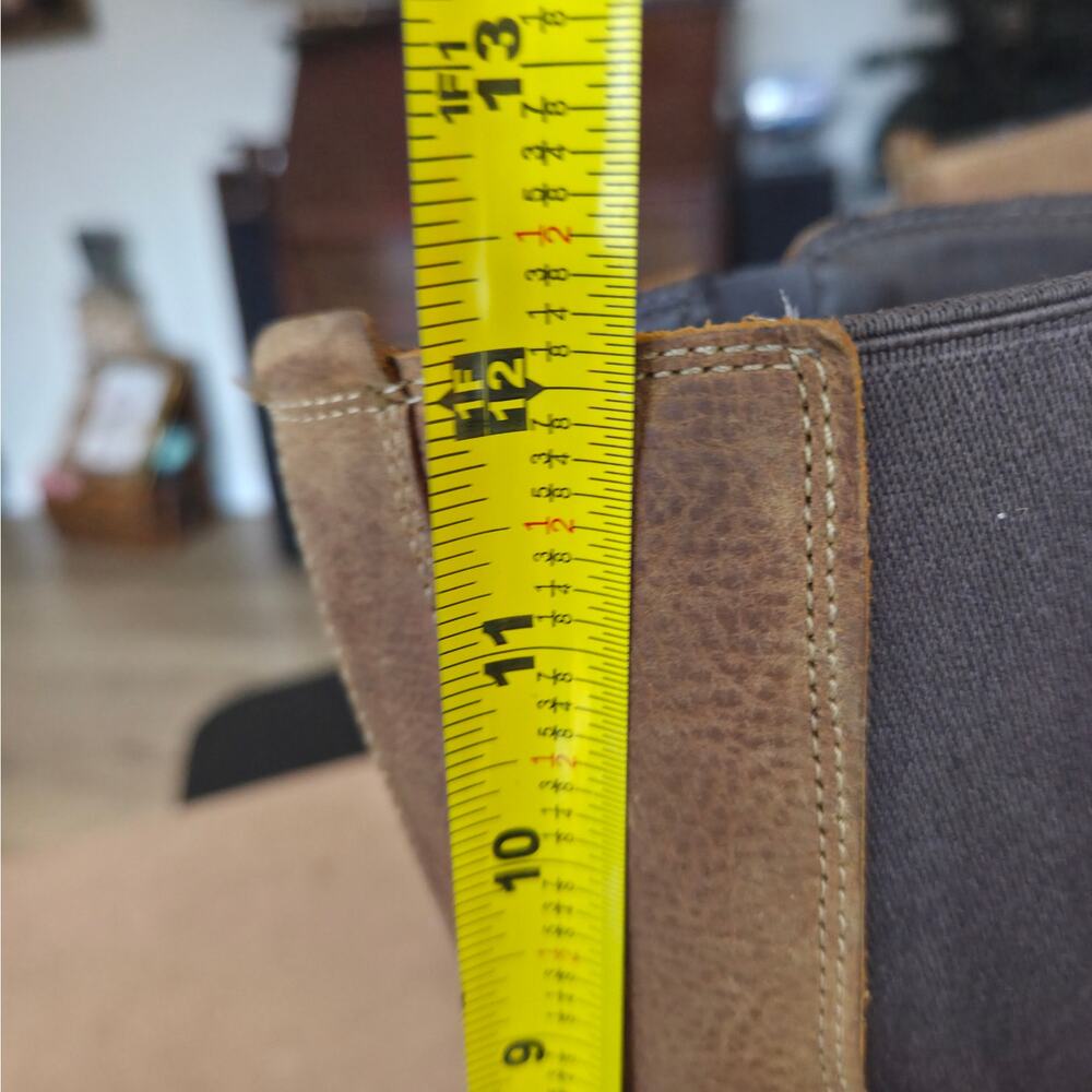 Merrell Waterproof Tan Leather Zip Up Mid Calf Boots Gorpcore Outdoors 9.5 VGUC - Picture 12 of 15